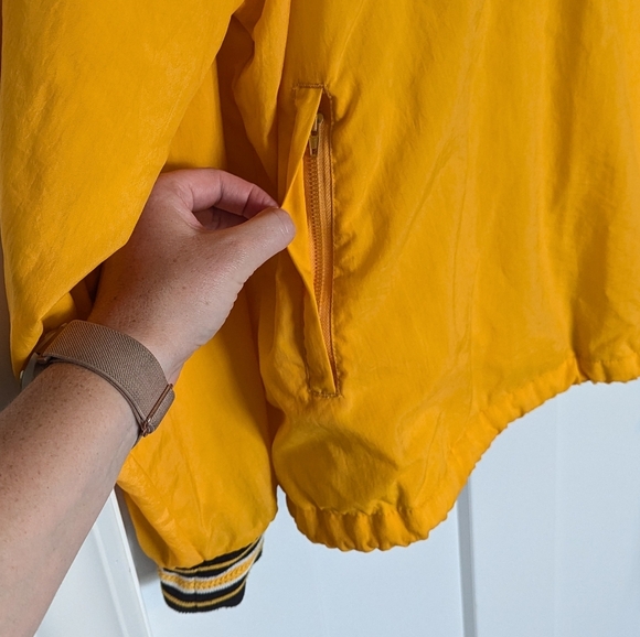 Vintage Pittsburgh Steelers Pullover Windbreak - Champion NFL Pro Line sz M - Picture 4 of 9